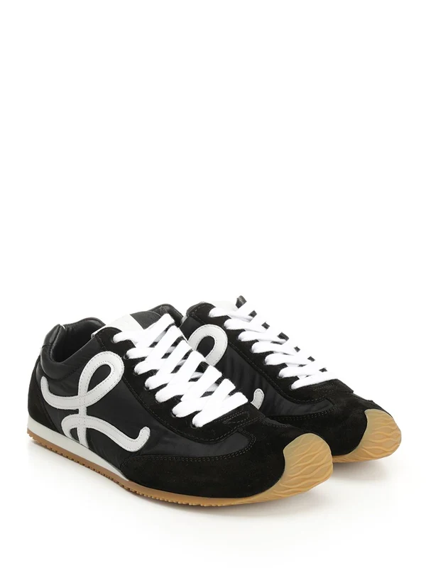 Loewe Black Low Top Sneakers - Image 2