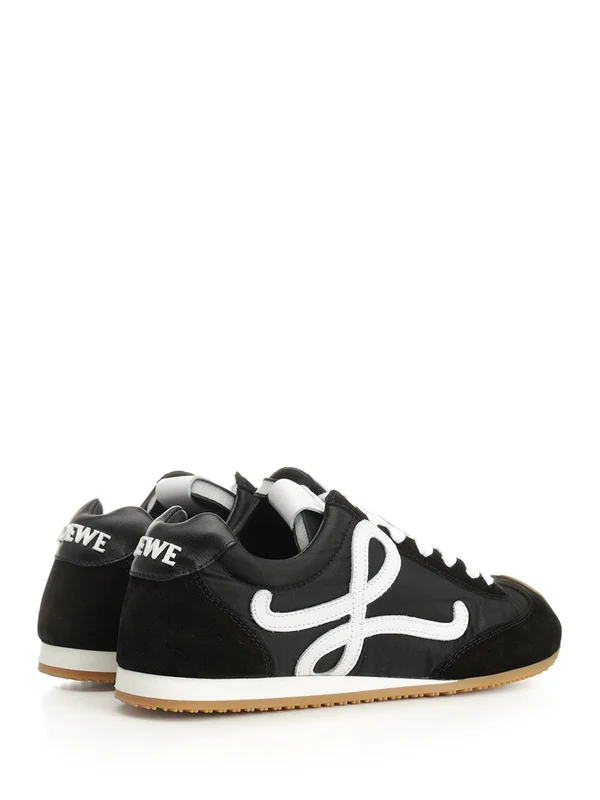 Loewe Black Low Top Sneakers - Image 3