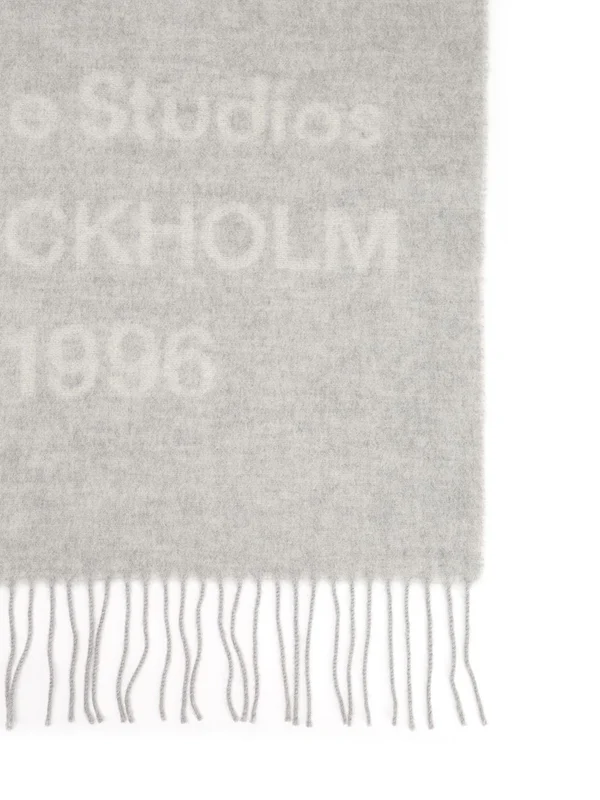 Acne Studios Grey Wool Mufflers - Image 2