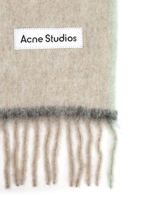 Acne Studios Beige Wool Mufflers - Image 2