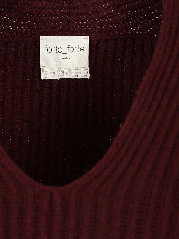 Forte_Forte Burgundy Knitted - Image 5
