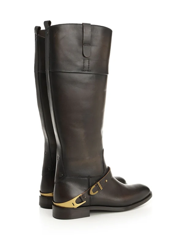 Golden Goose Brown Middle Boots - Image 3