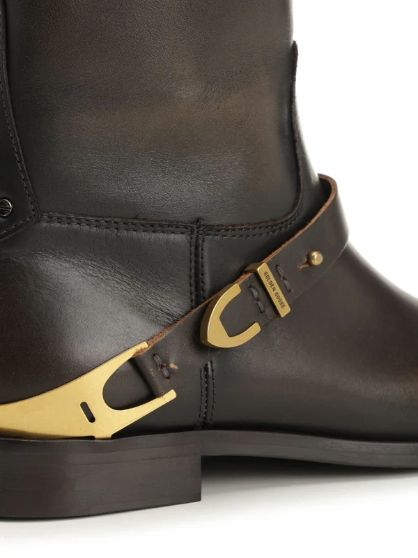 Golden Goose Brown Middle Boots - Image 6