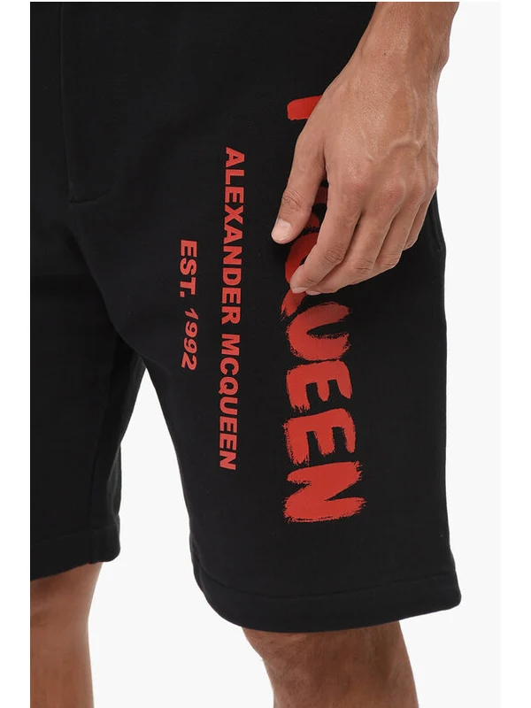 Alexander Mcqueen Black Shorts - Image 3