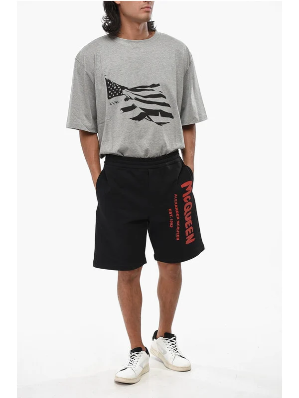 Alexander Mcqueen Black Shorts - Image 4