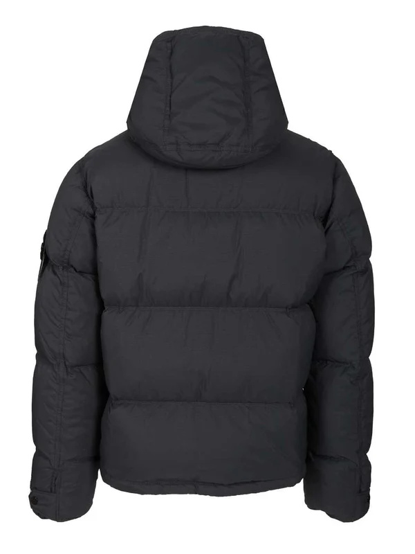Stone Island Cordura Ripstop Nylon Navy Down Jacket - Image 2
