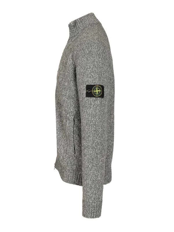 Stone Island Grey Cardigans - Image 3