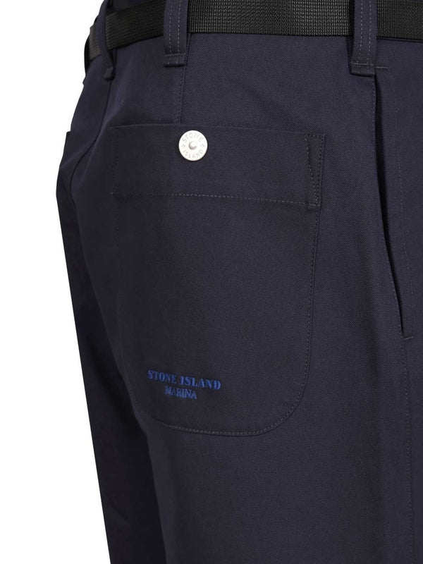 Stone Island Blue Trousers - Image 5