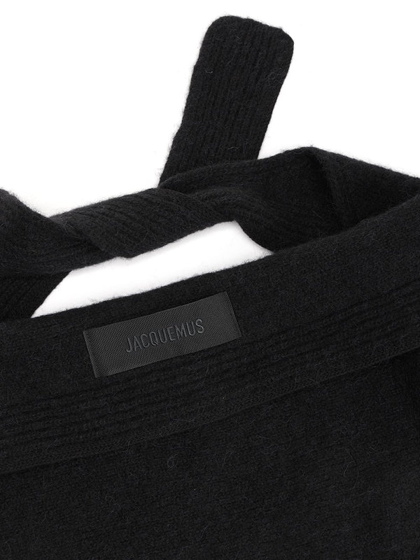 Jacquemus Black Wool Mufflers - Image 2