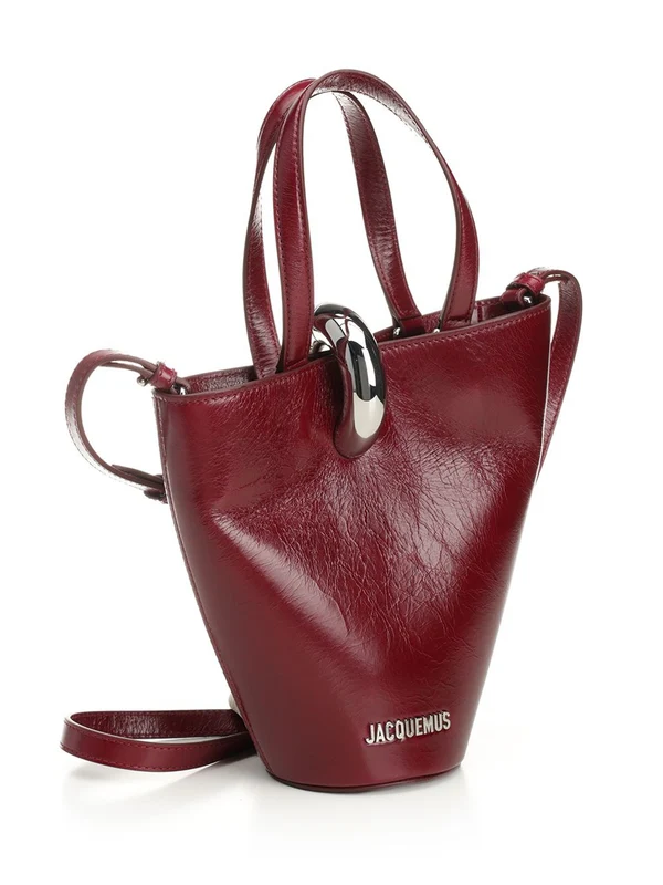 Jacquemus Burgundy Tote Bags - Image 2