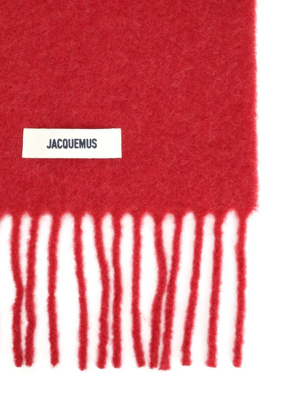 Jacquemus Red Wool Mufflers - Image 2