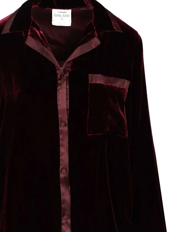 Forte_Forte Burgundy Shirts & Blouses - Image 4