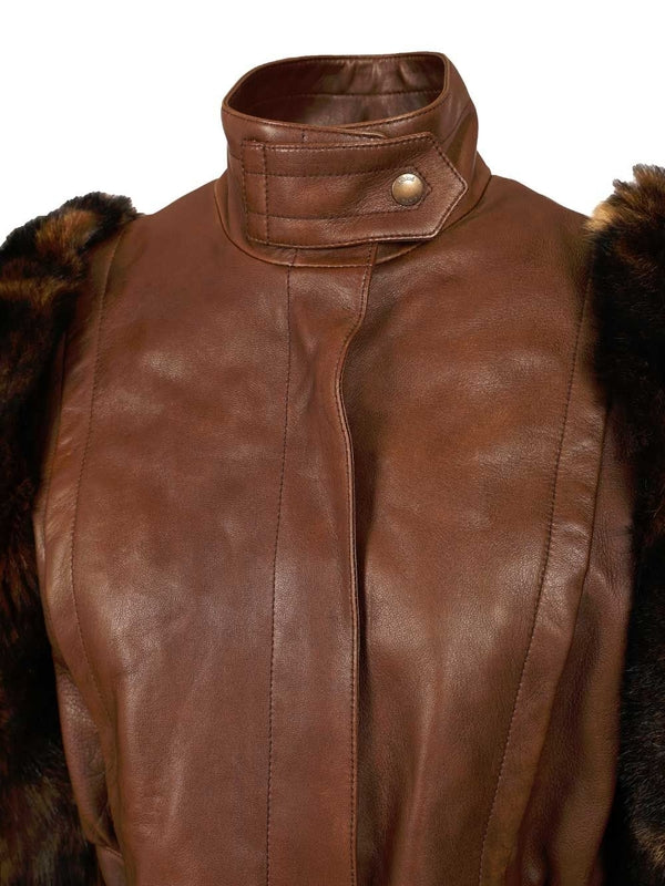 Chloe Brown Fur & Shearling - Image 4