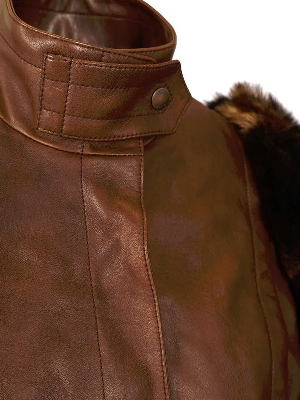 Chloe Brown Fur & Shearling - Image 5