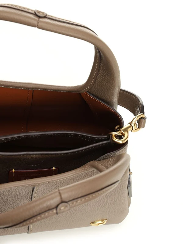 Coach Grey Brown Tote Bags - Image 4