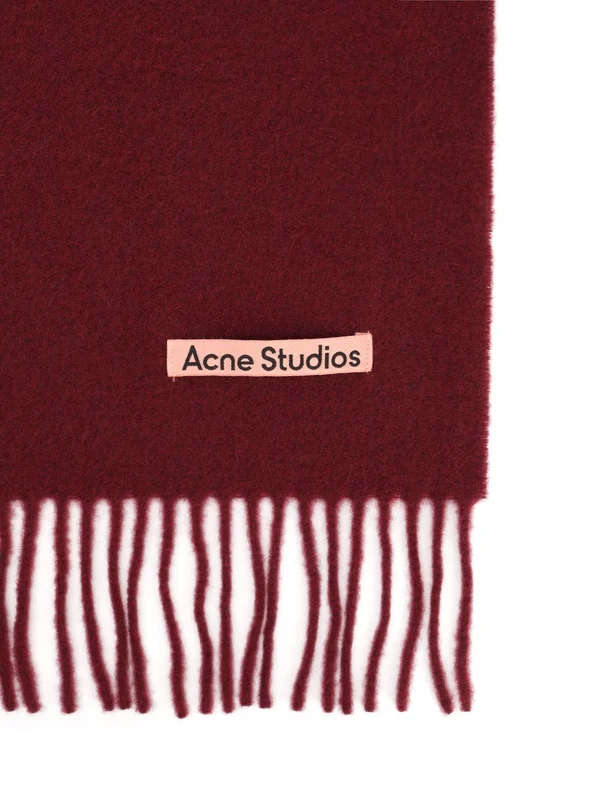 Acne Studios Fringe Wool Muffler - Image 2
