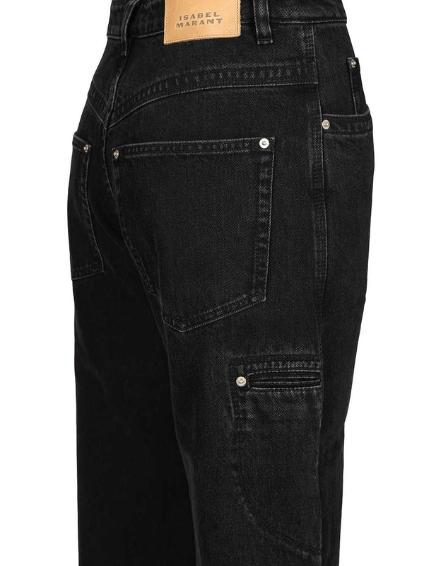 Isabel Marant Black Denim Pants - Image 3