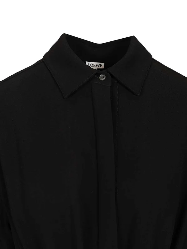 Loewe Black Midi Dress - Image 4