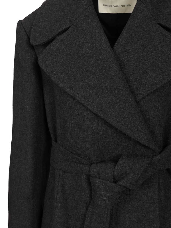 Dries Van Noten Grey Coats - Image 4