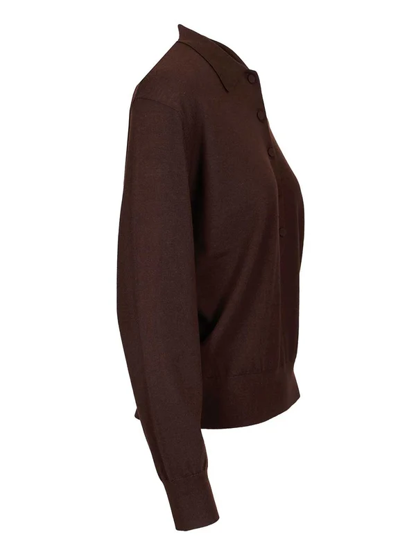 Dries Van Noten Brown Knitted - Image 3
