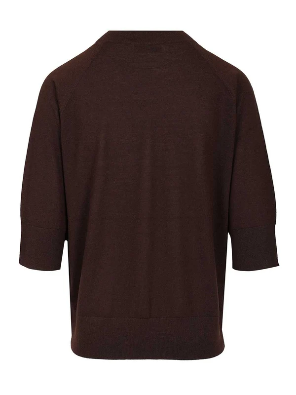 Dries Van Noten Brown Knitted - Image 2