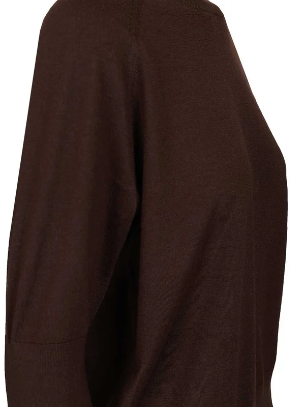 Dries Van Noten Brown Knitted - Image 3