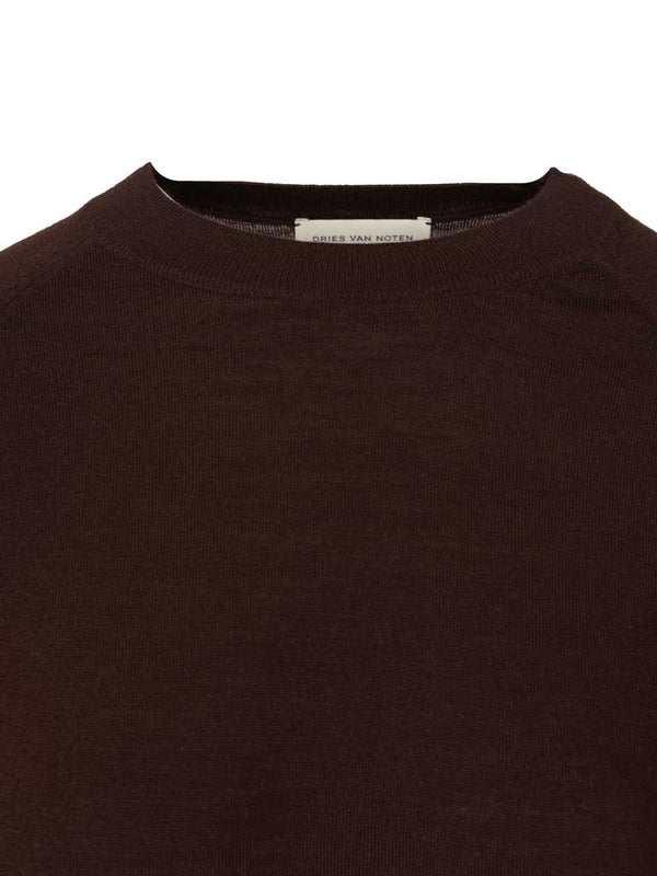 Dries Van Noten Brown Knitted - Image 4