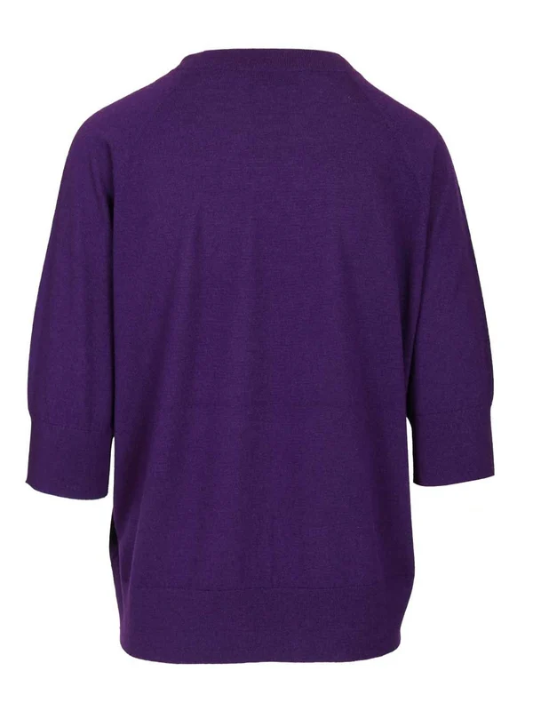 Dries Van Noten Purple Knitted - Image 2