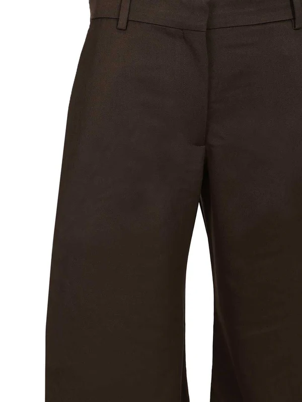 Acne Studios Brown Wool Tailored Pants - Image 3