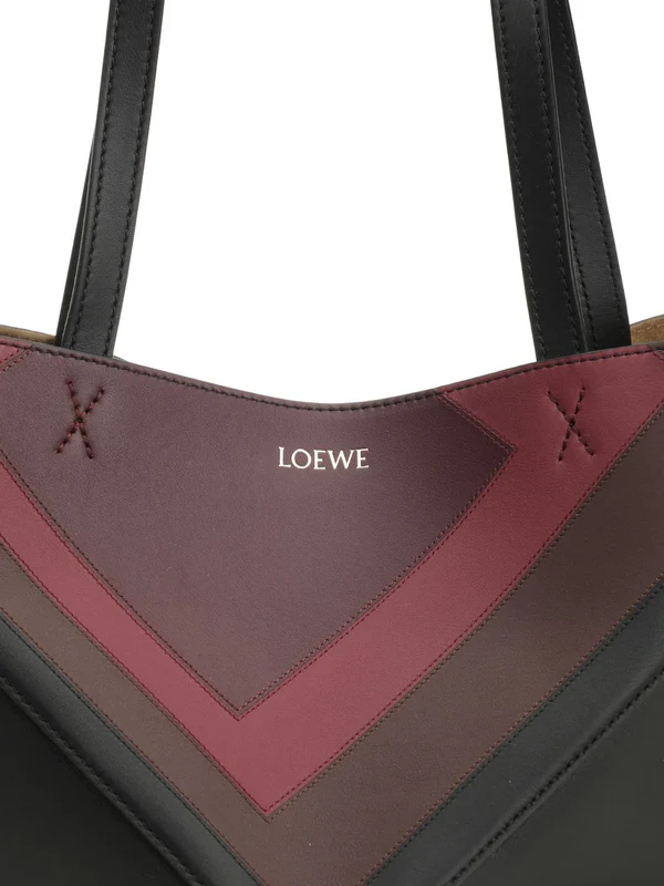 Loewe Black Burgundy Tote Bags - Image 5