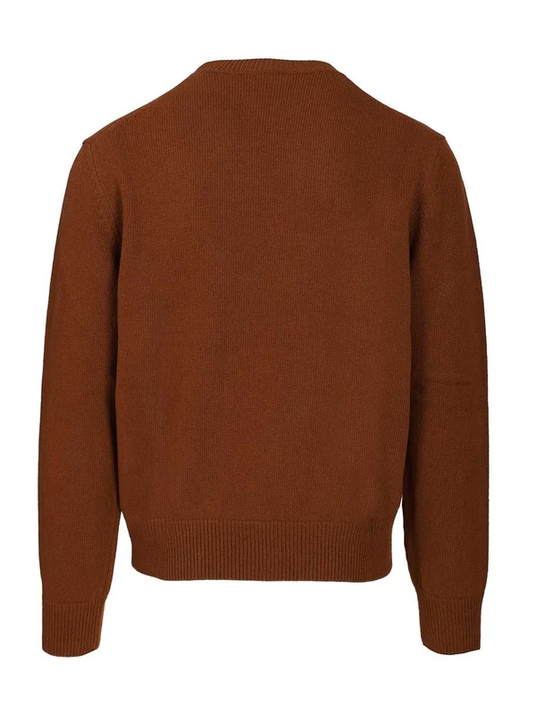 Loewe Anagram Wool Brown Knit - Image 2