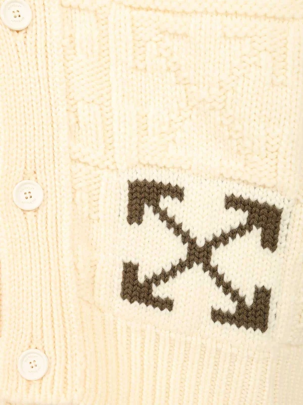 Off-White White Cardigans - Image 4