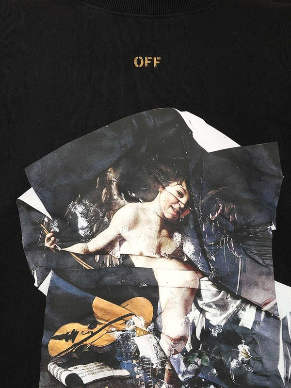 Off-White Black Sweatshirts - Image 3
