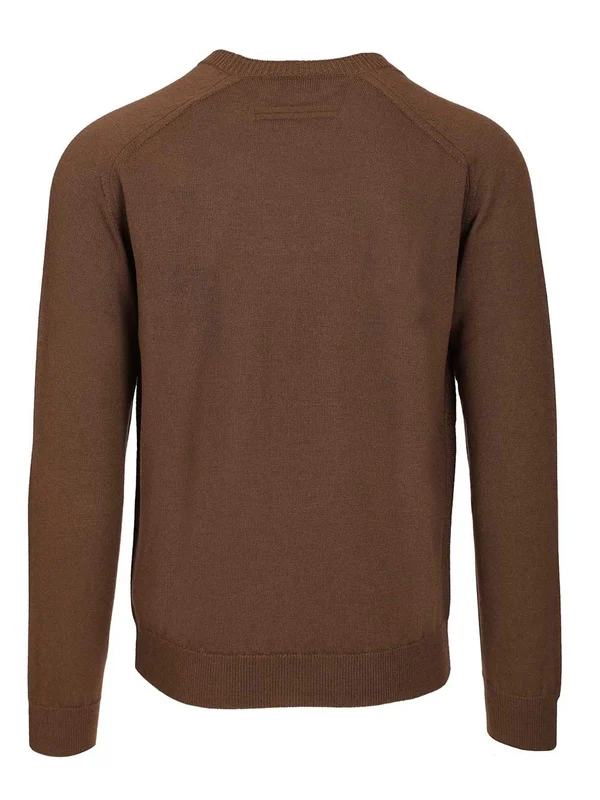 Ermenegildo Zegna Brown Knitted - Image 2