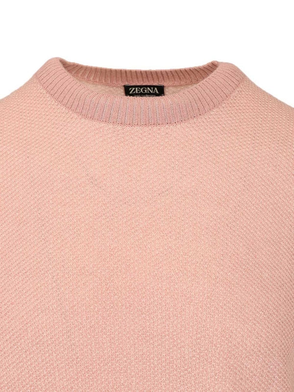 Ermenegildo Zegna Pink Knitted - Image 4