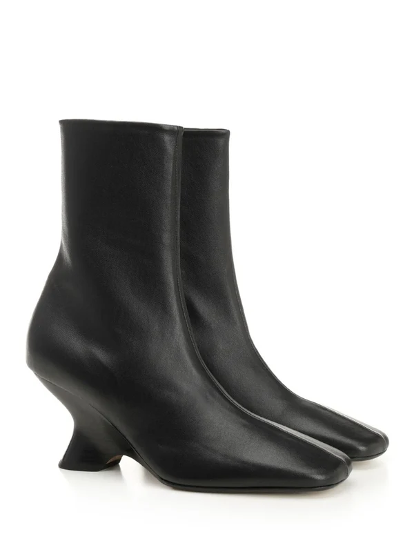 Dries Van Noten Black Ankle Boots - Image 2