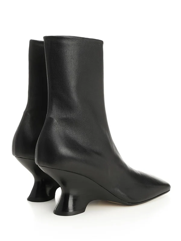 Dries Van Noten Black Ankle Boots - Image 3