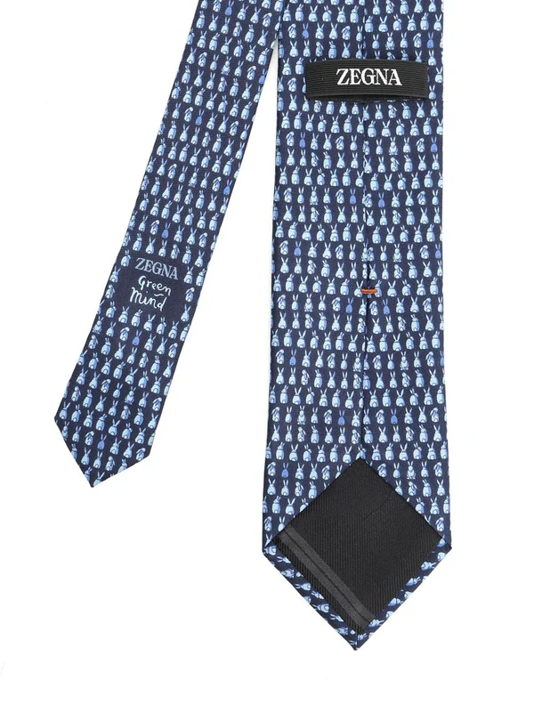 Ermenegildo Zegna Blue Neck Ties - Image 2