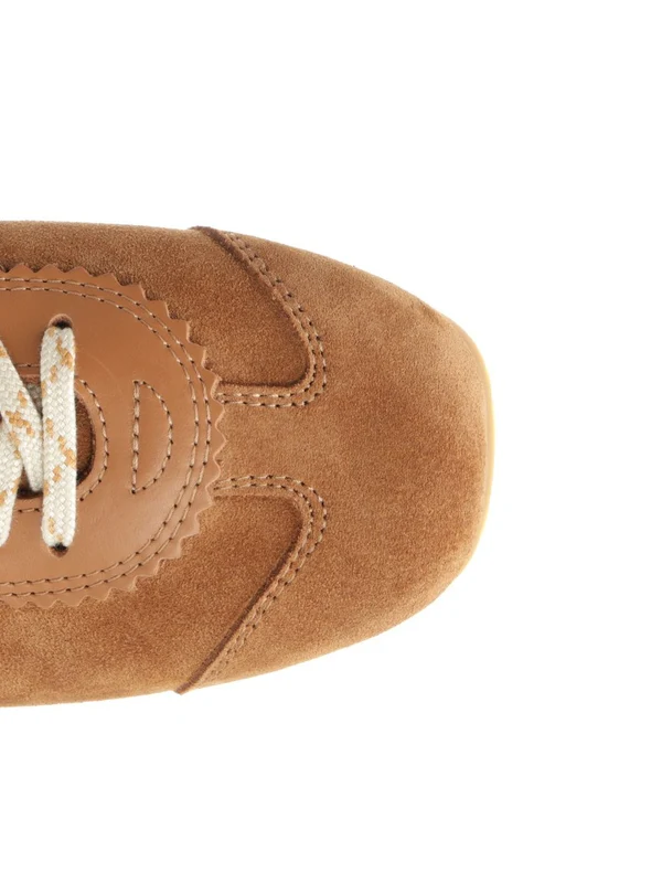 Dries Van Noten Beige Low Top Sneakers - Image 4