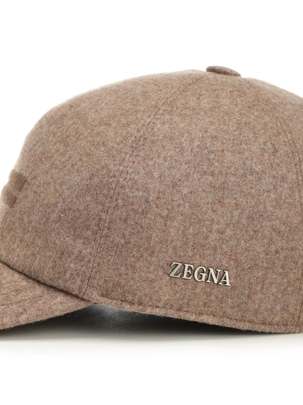 Ermenegildo Zegna Brown Cap - Image 4