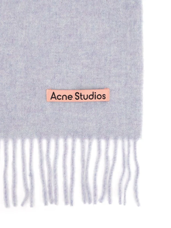 Acne Studios Blue Wool Mufflers - Image 2