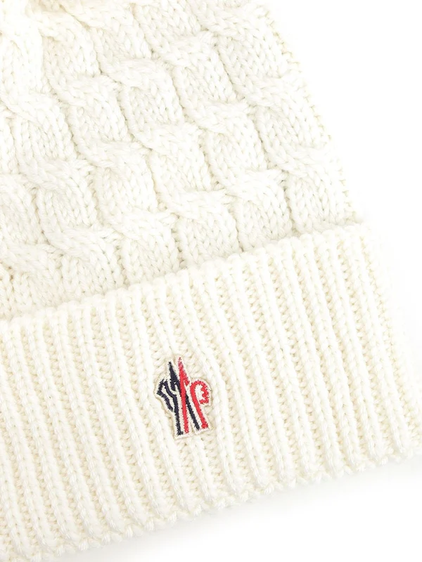 Moncler Ivory Beanies - Image 2