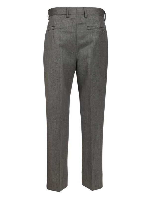 Ermenegildo Zegna Grey Tailored Pants - Image 2