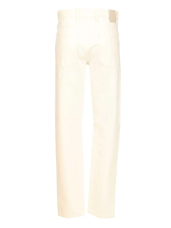 Ermenegildo Zegna Ivory Denim Pants - Image 2
