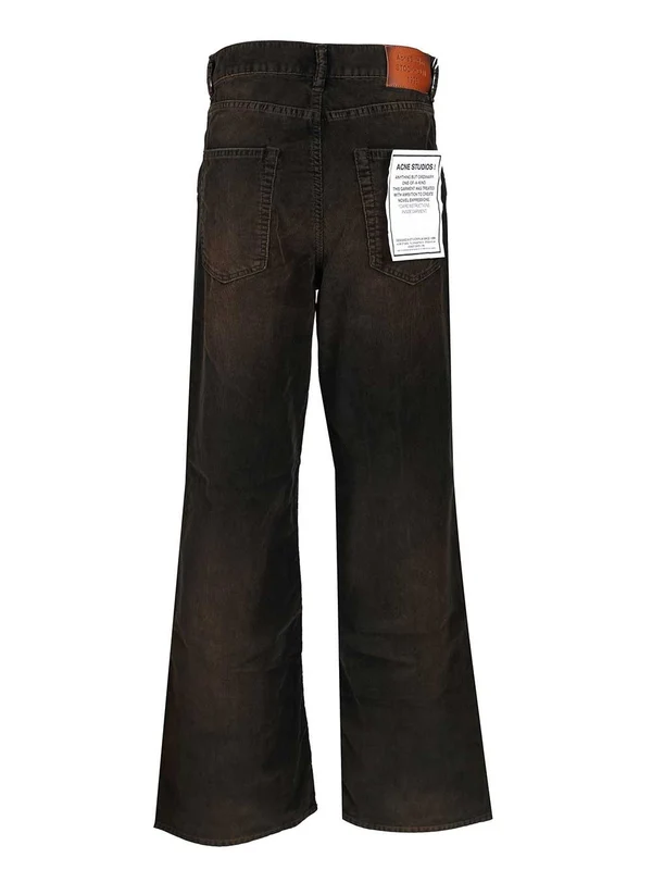 Black Corduroy Trousers - Image 2
