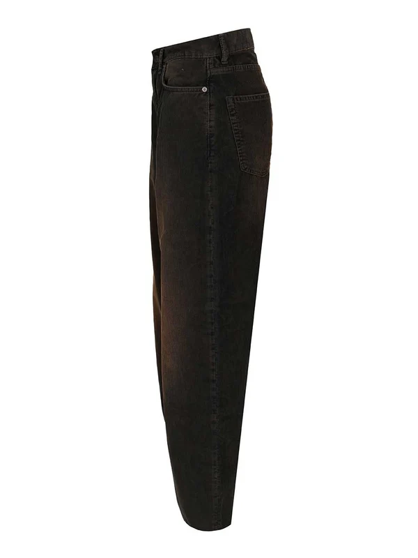 Black Corduroy Trousers - Image 3