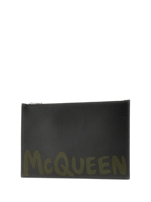 Alexander Mcqueen Black Clutch Bags - Image 2