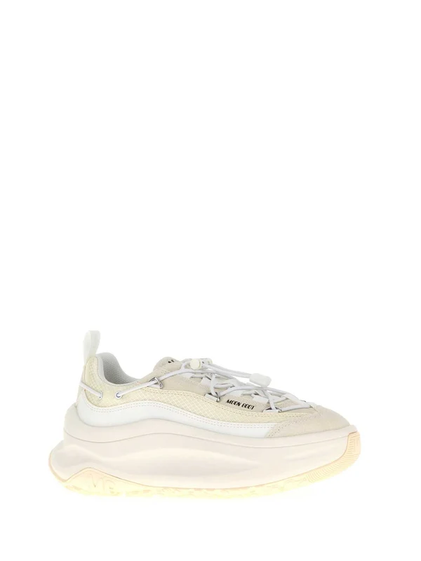 Moon Boot White Low Top Sneakers - Image 2