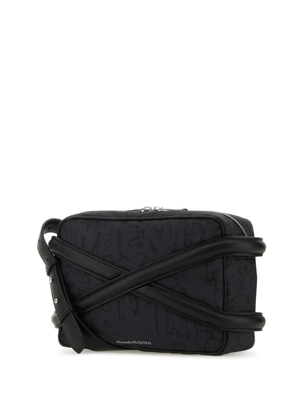 Alexander Mcqueen Black Cross Bags - Image 2