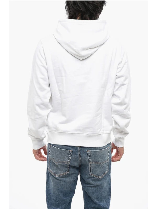 Diesel White Hoodies - Image 2
